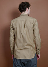 HAAKON | Hidden Button Down Shirt | Gobi