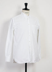 HAAKON | Hidden Button Down Shirt | White