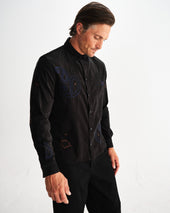 Halcomb And Multicolour Applique Corduroy Shirt