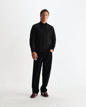 Halcomb And Multicolour Applique Corduroy Shirt