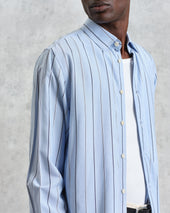 Halcomb Stripe Viscose Shirt