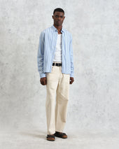 Halcomb Stripe Viscose Shirt