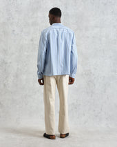 Halcomb Stripe Viscose Shirt