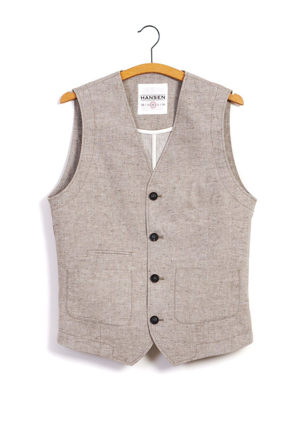 Halfdan Classic Waistcoat Beach