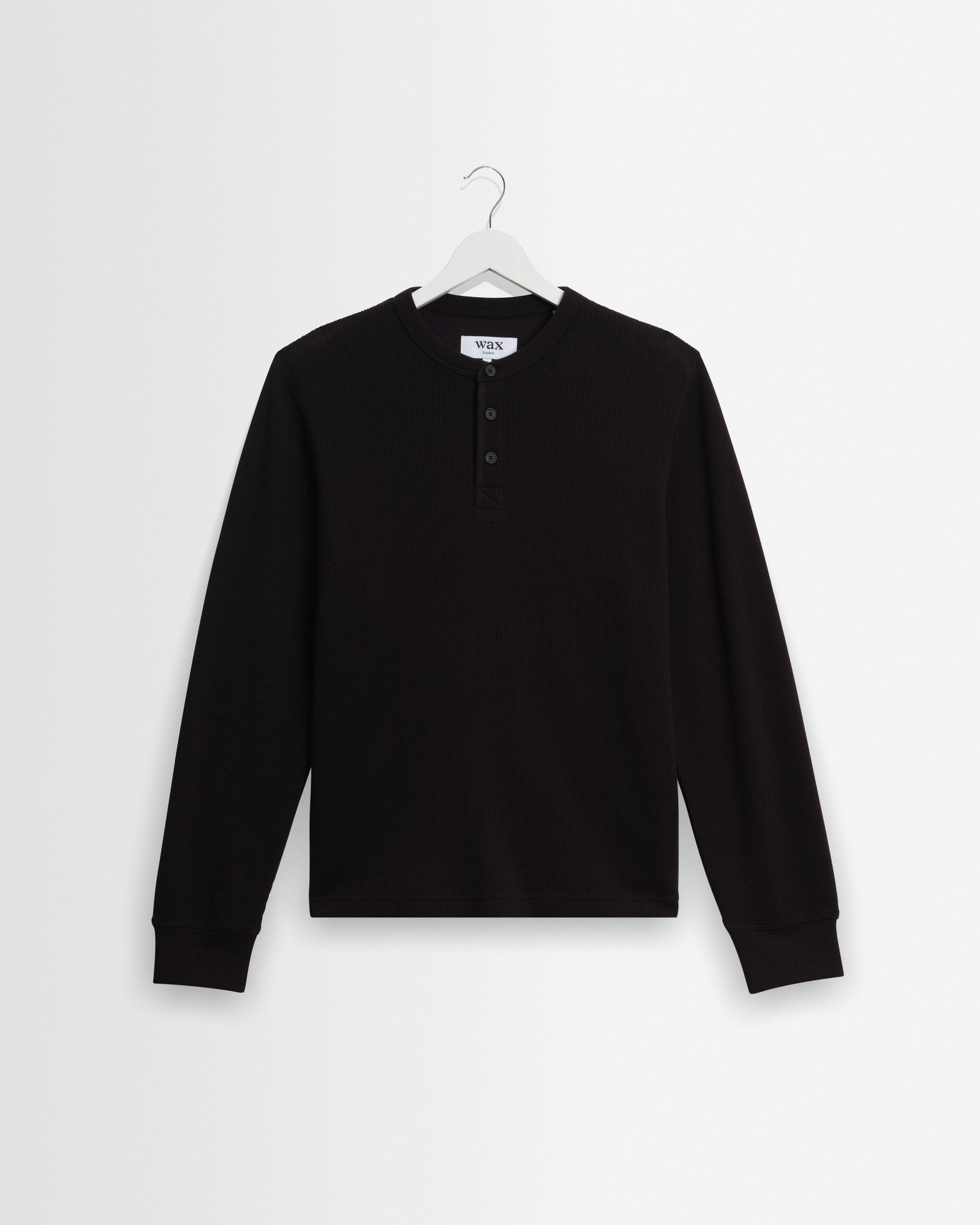 Halton Waffle Long Sleeve Henley T Shirt