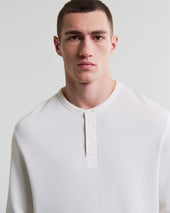 Halton Waffle Long Sleeve Henley T Shirt