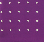 Purple Spot Silk Pocket Square
