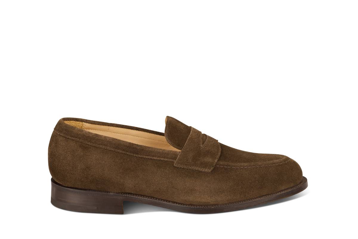 Havard Penny Loafer Cafe Repello Suede