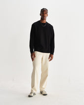 Hayden Textured Organic Cotton Long Sleeve T Shirt