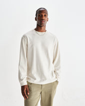 Hayden Textured Organic Cotton Long Sleeve T Shirt