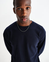 Hayden Textured Organic Cotton Long Sleeve T Shirt