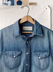 hayes washed pearl snap