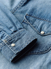 hayes washed pearl snap