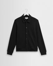 Hays - Black Structured Waffle Overshirt