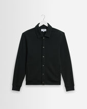 Hays - Dark Green Structured Waffle Overshirt