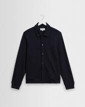 Hays - Navy Structured Waffle Overshirt