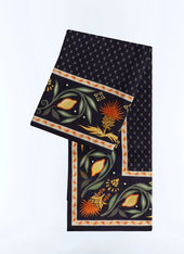 Silk scarf with print
