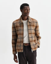 Heath Natural And Drawn Check Jacket