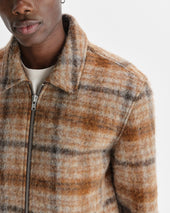 Heath Natural And Drawn Check Jacket