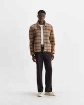 Heath Natural And Drawn Check Jacket