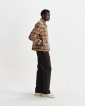Heath Natural And Drawn Check Jacket