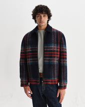 Heath And Multicolour Check Wool Jacket