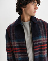 Heath And Multicolour Check Wool Jacket