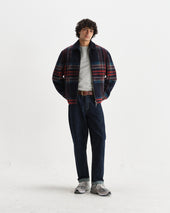 Heath And Multicolour Check Wool Jacket