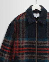 Heath And Multicolour Check Wool Jacket