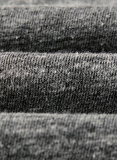 classic knit heather grey crew