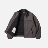 Heavy Canvas Destroyed Work Jacket Mud