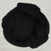 Heavy Twill Hand Woven Cashmere Shawl In Black