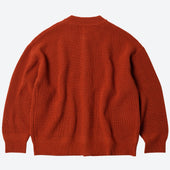 Heavy Wool Round Cardigan