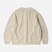 Heavy Wool Round Cardigan
