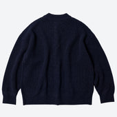 Heavy Wool Round Cardigan