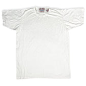 White 55% Hemp, 45% organic Cotton crew Tee