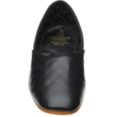 Herring Alexander mens slippers in black calf