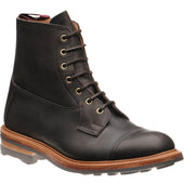 Herring Allan mens rubber-soled boots in dark brown