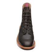Herring Allan mens rubber-soled boots in dark brown