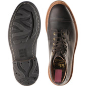Herring Allan mens rubber-soled boots in dark brown