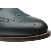 Herring Ambleside II Rubber mens rubber-soled brogue boots in emerald