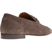 Herring Ancona mens hybrid-soled loafers in mocha suede