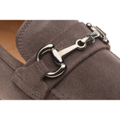 Herring Ancona mens hybrid-soled loafers in mocha suede