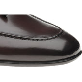 Herring Andalusia mens rubber-soled tasselled loafers in brown calf (second)
