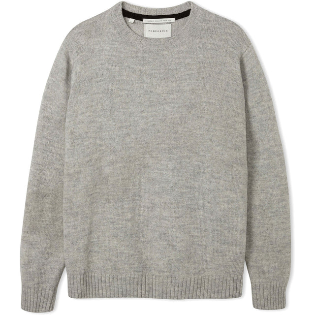 Herring Annan Crew Jumper by Peregrine in light grey