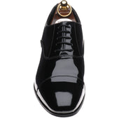 Herring Aston mens Oxfords in black patent