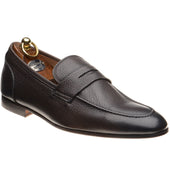 Herring Barbato mens hybrid-soled loafers in brown grain