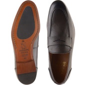 Herring Barbato mens hybrid-soled loafers in brown grain