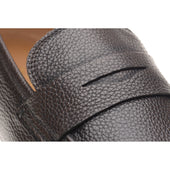 Herring Barbato mens hybrid-soled loafers in brown grain