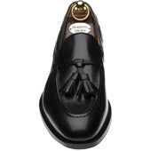Herring Barcelona III mens tasselled loafers in black calf